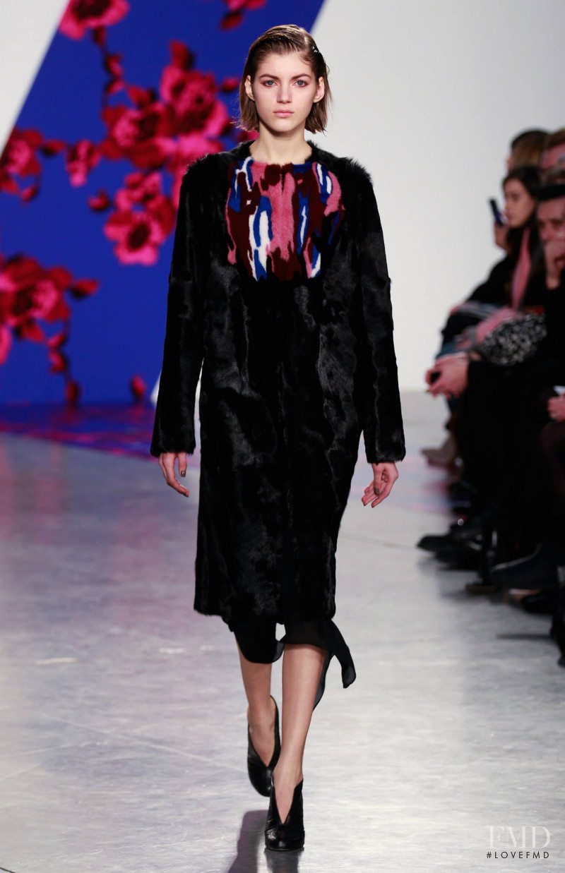 Valery Kaufman featured in  the Thakoon fashion show for Autumn/Winter 2014