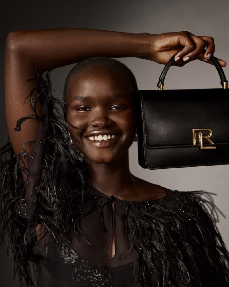 Akon Changkou featured in  the Ralph Lauren advertisement for Holiday 2023