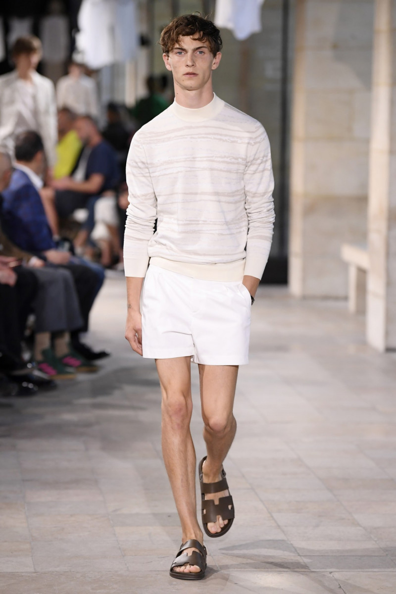 Luc Defont Saviard featured in  the Hermès fashion show for Spring/Summer 2019