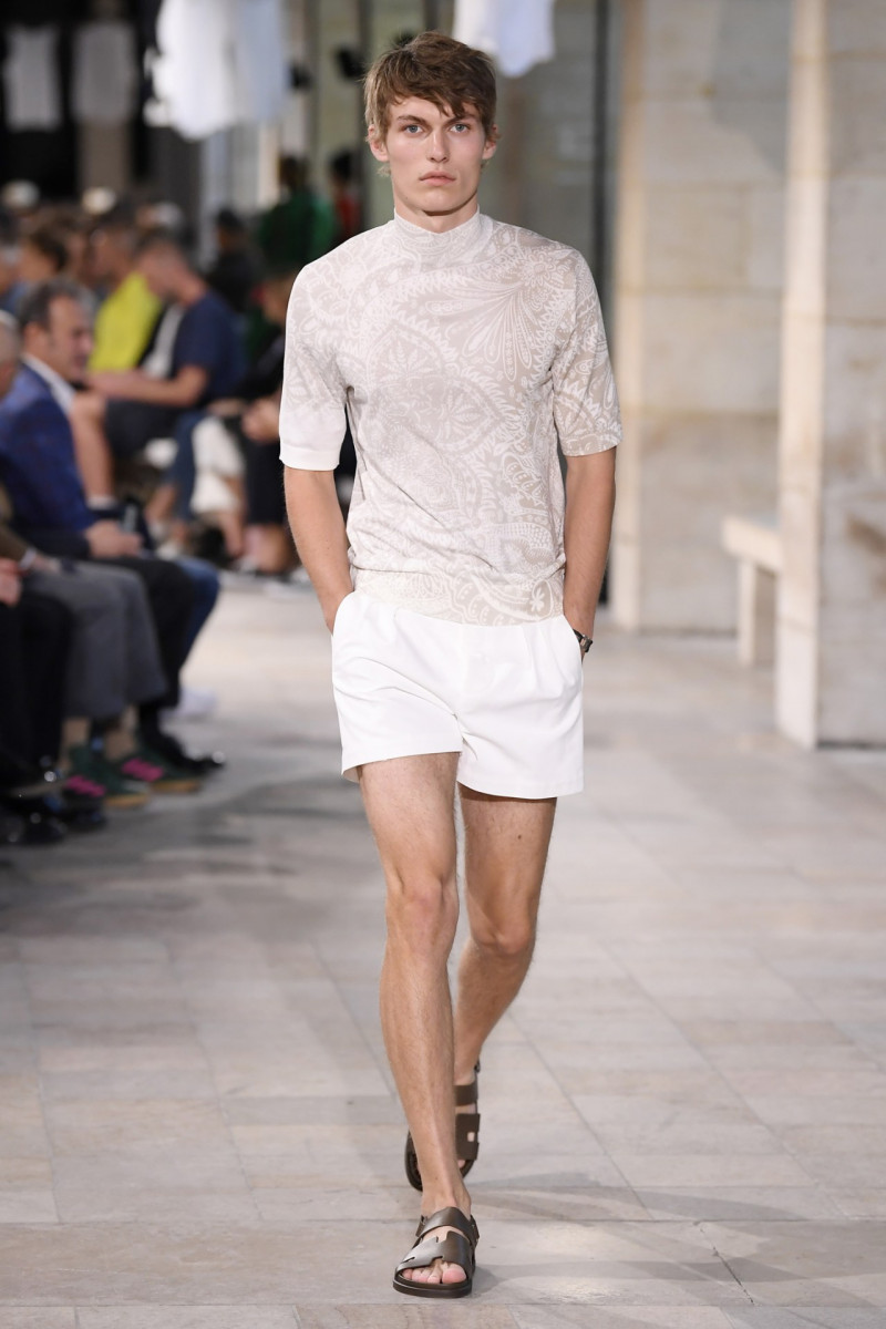 Kasper Peppink featured in  the Hermès fashion show for Spring/Summer 2019