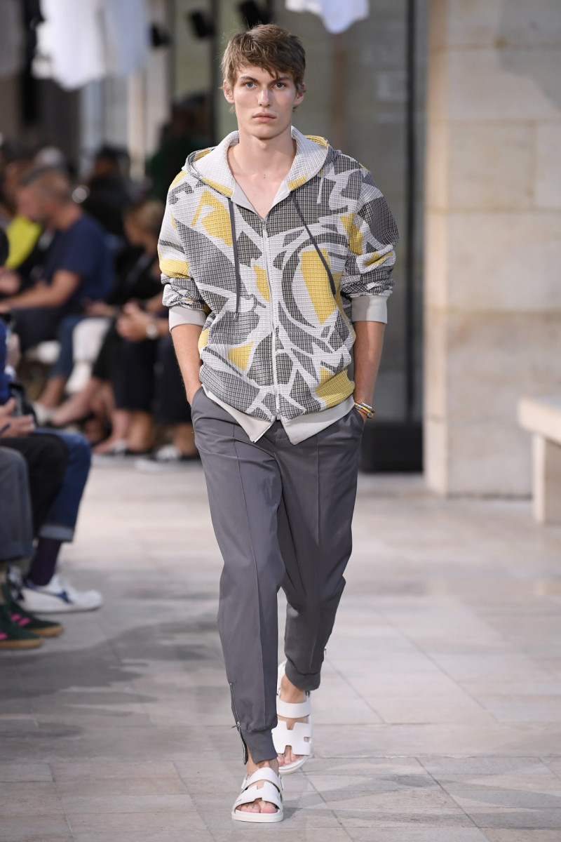 Kasper Peppink featured in  the Hermès fashion show for Spring/Summer 2019