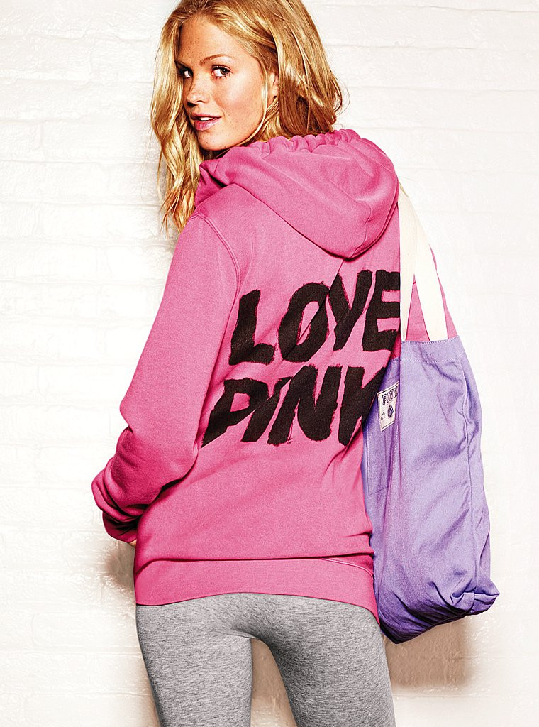 Erin Heatherton featured in  the Victoria\'s Secret PINK catalogue for Autumn/Winter 2012