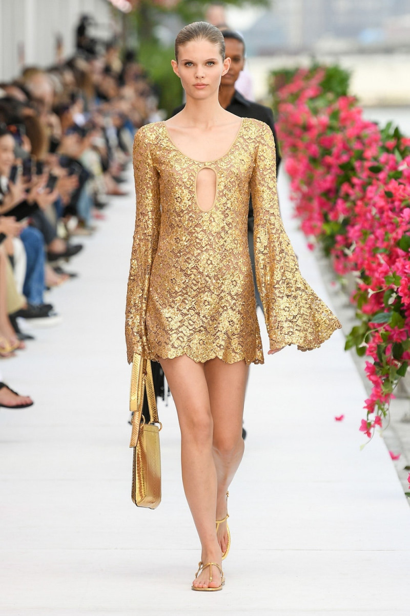 Ida Heiner featured in  the Michael Kors Collection fashion show for Spring/Summer 2024