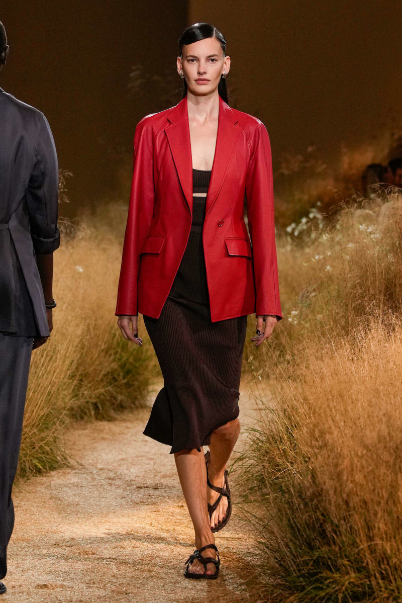 Amanda Murphy featured in  the Hermès fashion show for Spring/Summer 2024