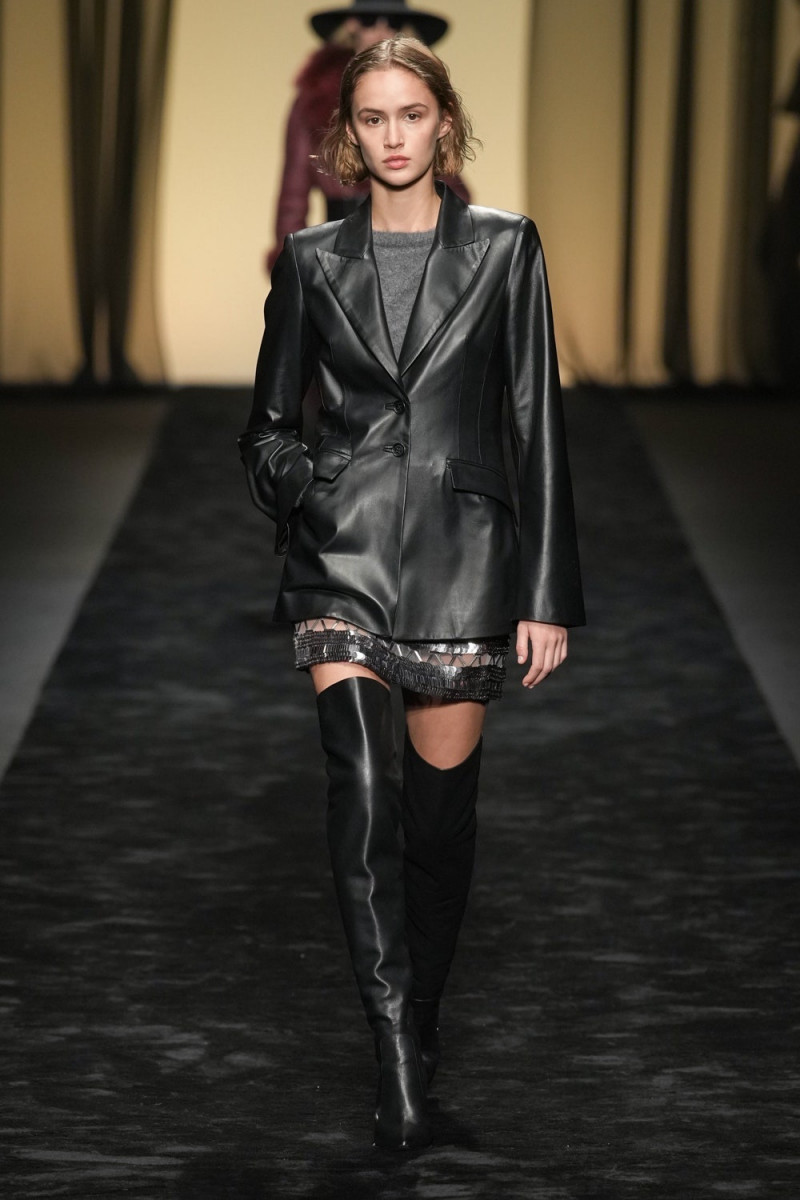 Quinn Elin Mora featured in  the Alberta Ferretti fashion show for Autumn/Winter 2023