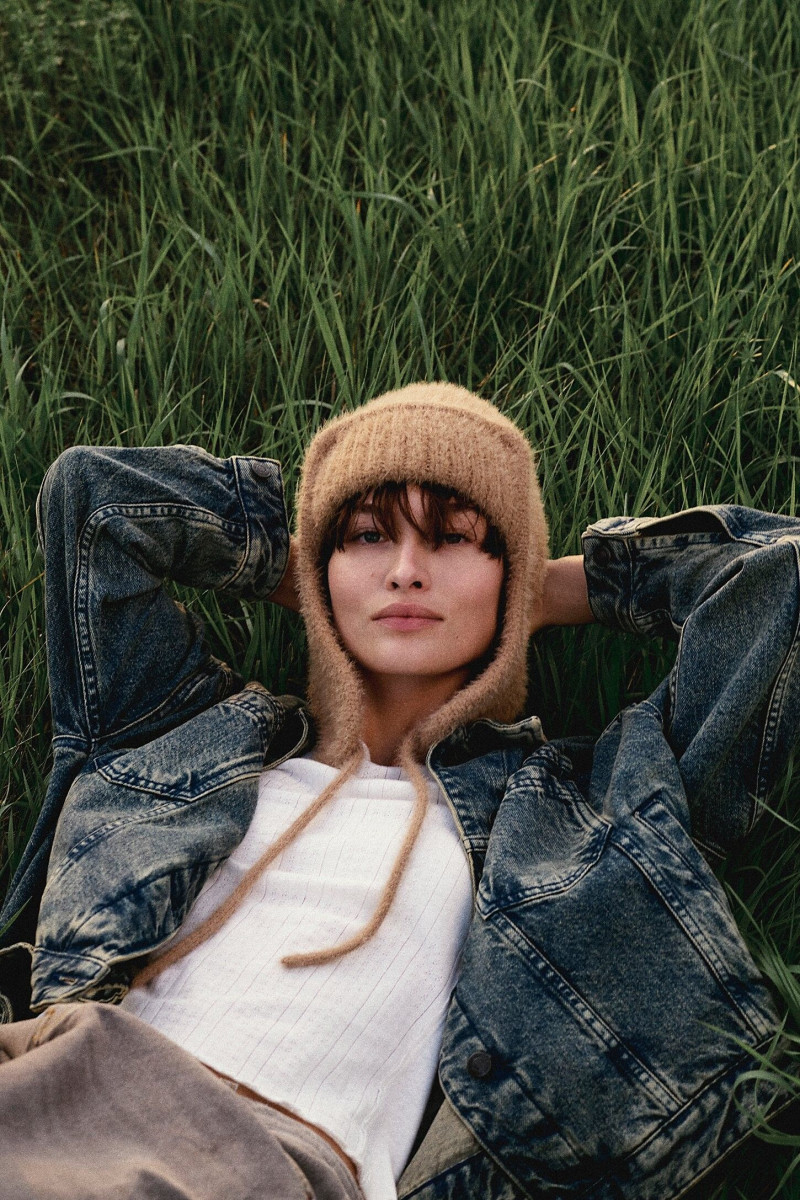 Grace Elizabeth featured in  the Free People lookbook for Fall 2023
