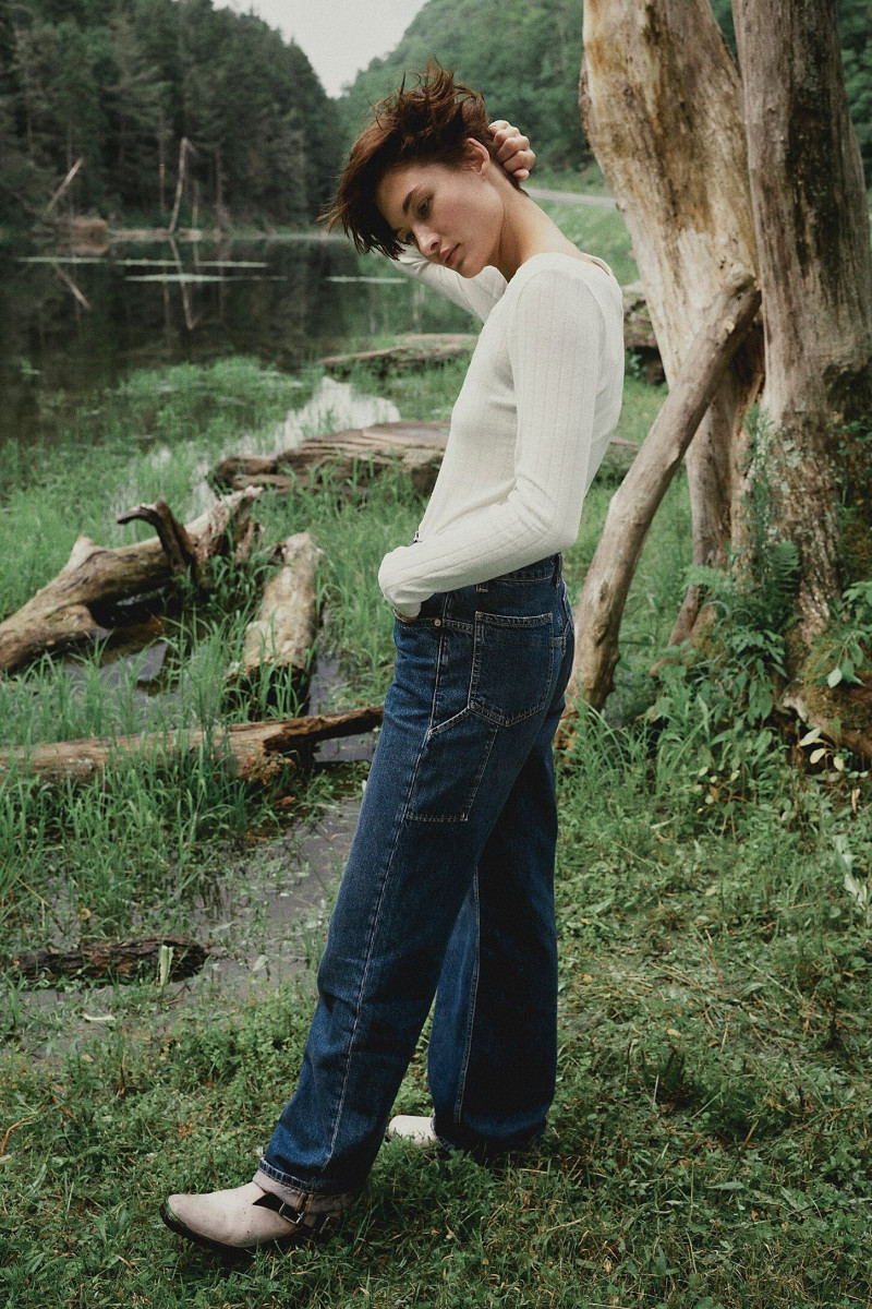 Grace Elizabeth featured in  the Free People lookbook for Fall 2023