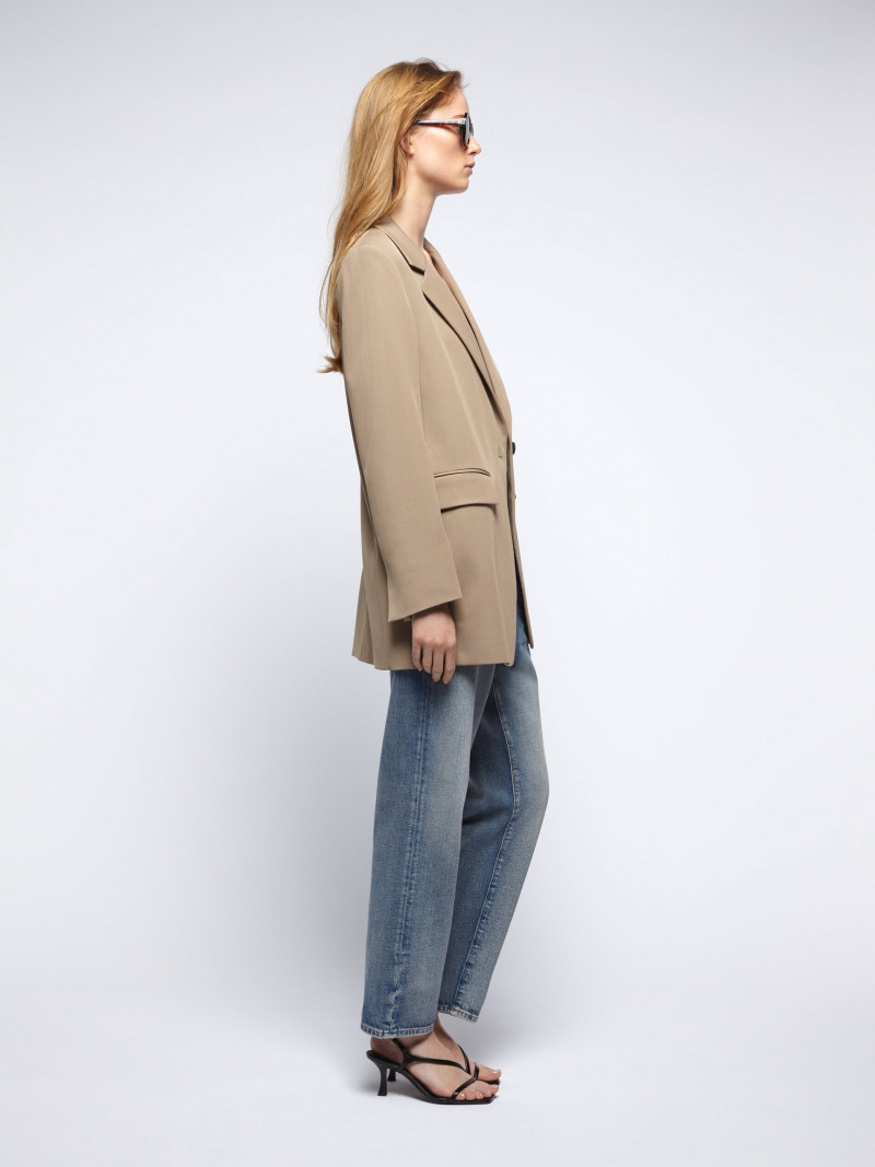 Rianne Van Rompaey featured in  the Massimo Dutti catalogue for Spring/Summer 2022