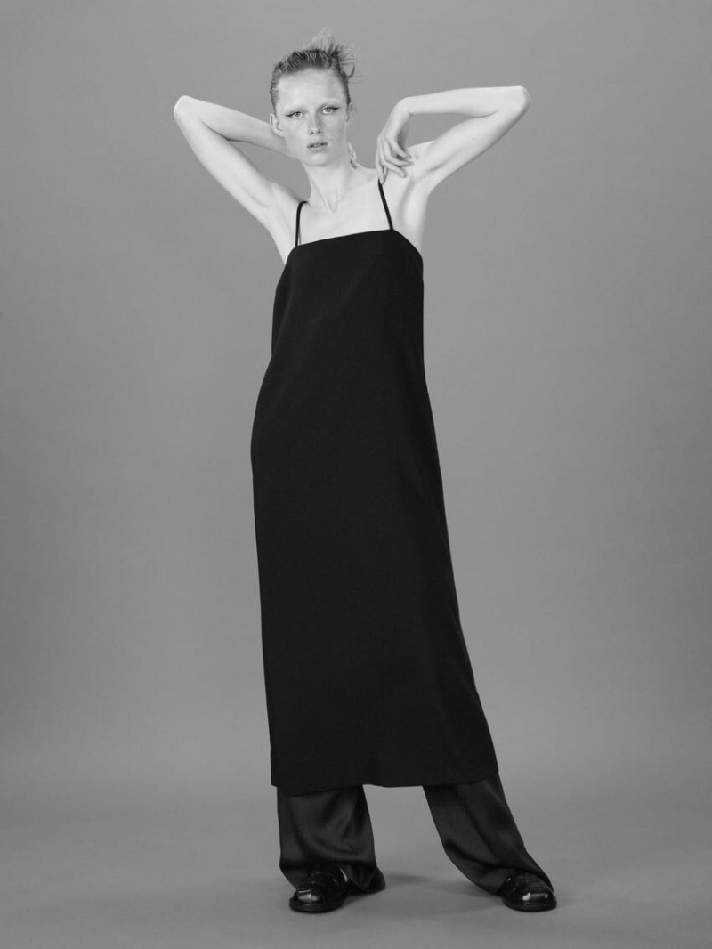 Rianne Van Rompaey featured in  the Zara lookbook for Spring/Summer 2022