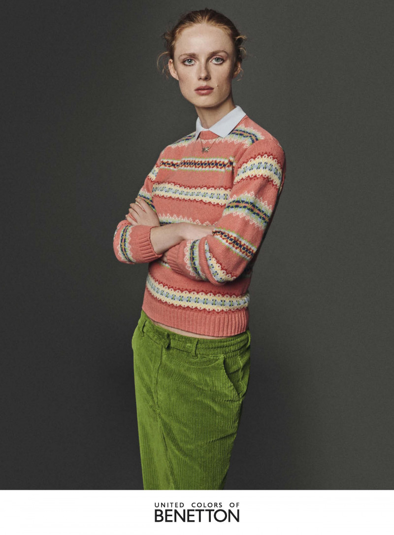 Rianne Van Rompaey featured in  the United Colors of Benetton advertisement for Autumn/Winter 2022