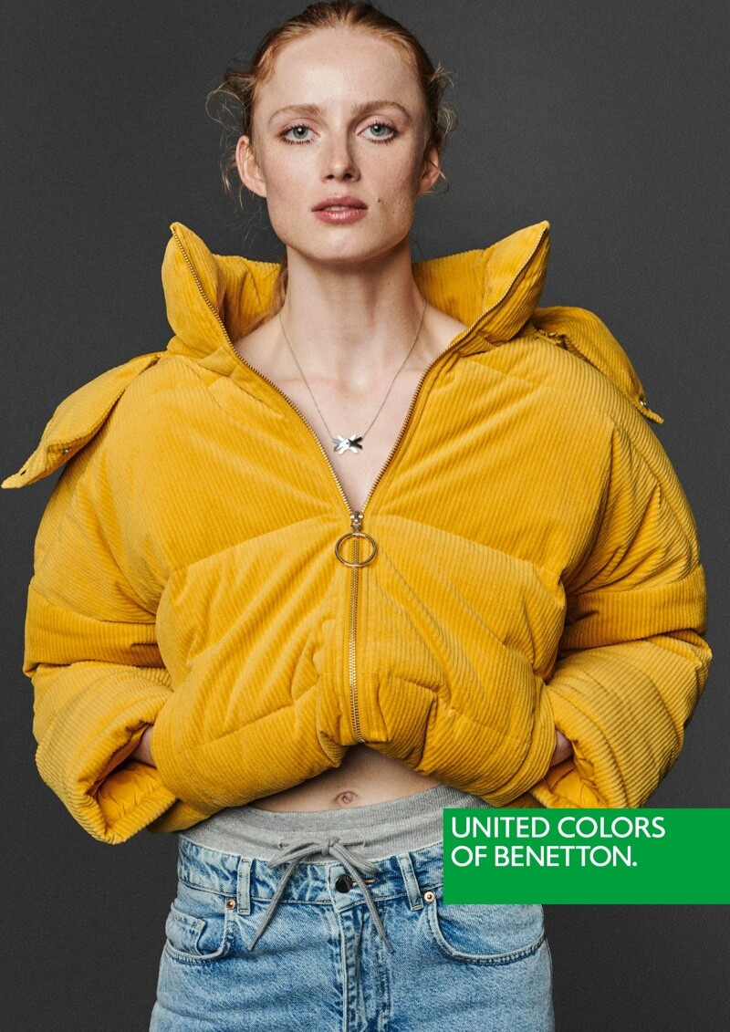 Rianne Van Rompaey featured in  the United Colors of Benetton advertisement for Autumn/Winter 2022