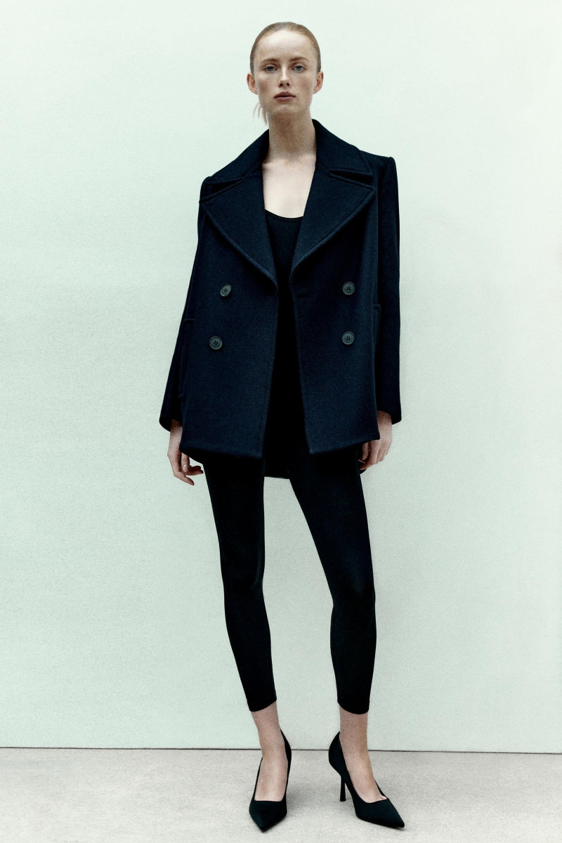 Rianne Van Rompaey featured in  the Zara lookbook for Autumn/Winter 2022