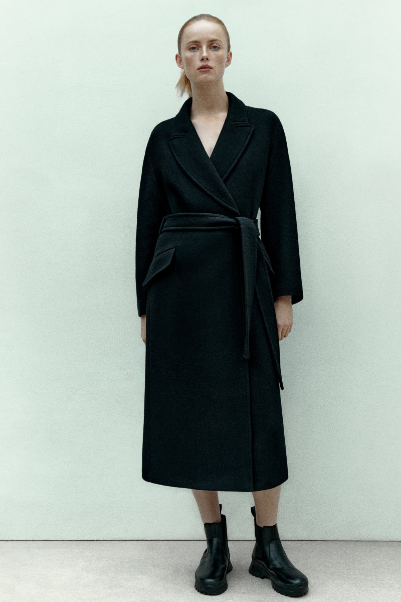 Rianne Van Rompaey featured in  the Zara lookbook for Autumn/Winter 2022