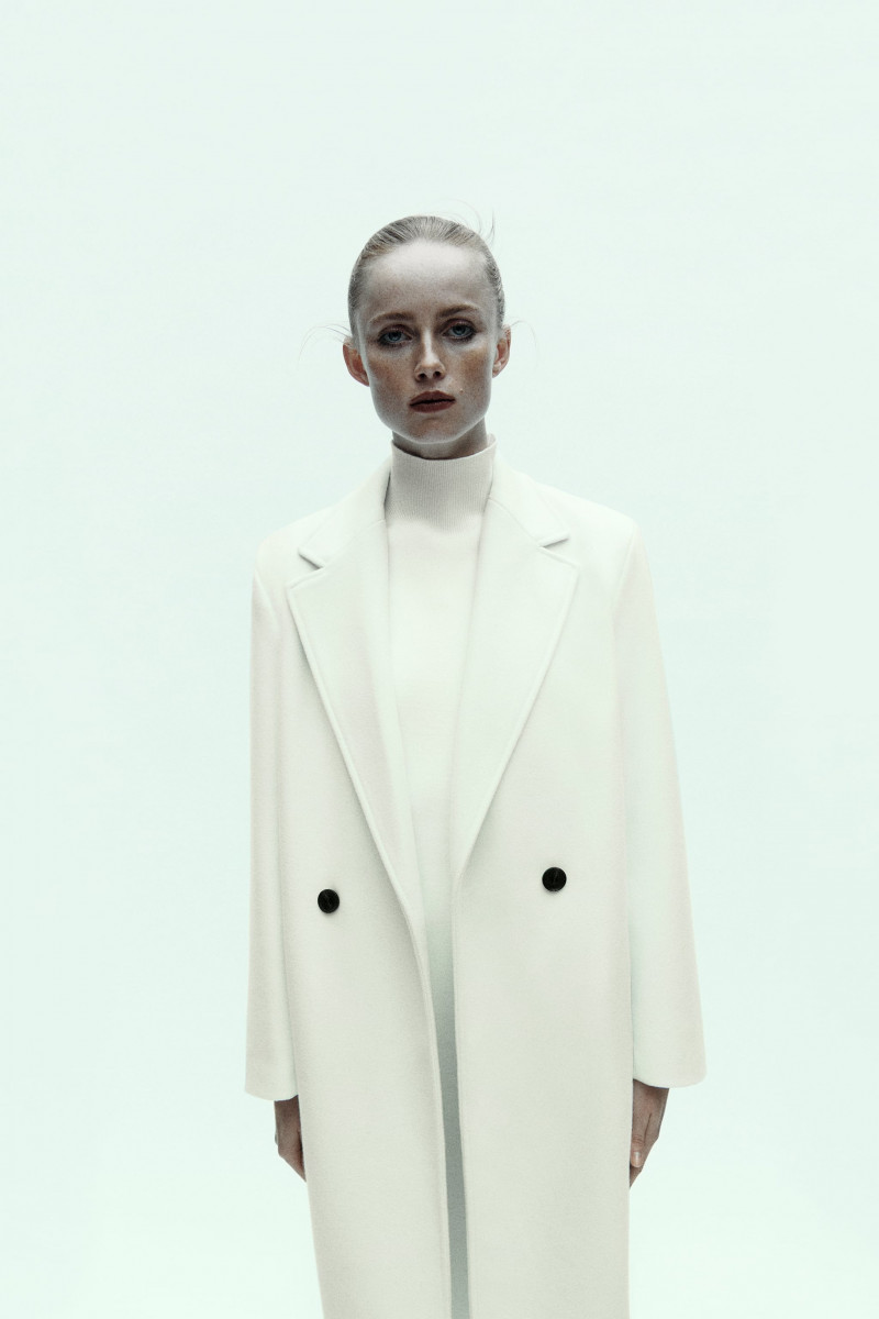 Rianne Van Rompaey featured in  the Zara lookbook for Autumn/Winter 2022