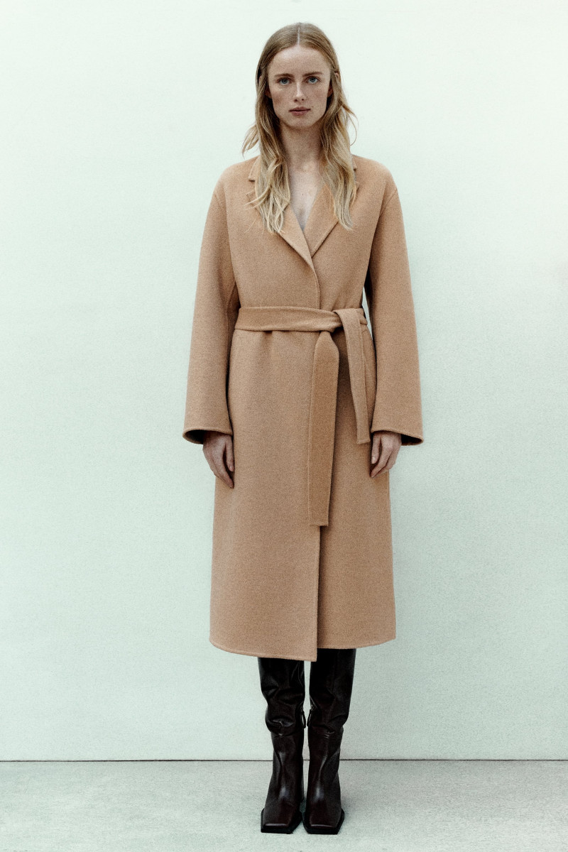 Rianne Van Rompaey featured in  the Zara lookbook for Autumn/Winter 2022