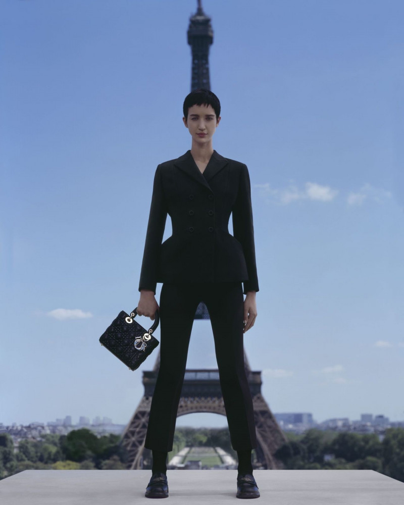 Florencia Mayer featured in  the Christian Dior Lady Dior Handbag Fall 2023 advertisement for Fall 2023