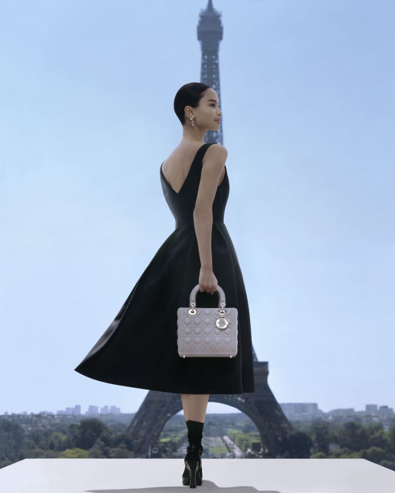 Maryel Uchida featured in  the Christian Dior Lady Dior Handbag Fall 2023 advertisement for Fall 2023