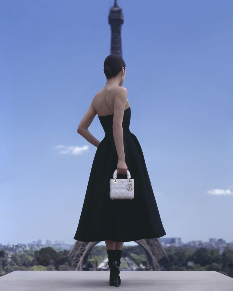 Maryel Uchida featured in  the Christian Dior Lady Dior Handbag Fall 2023 advertisement for Fall 2023