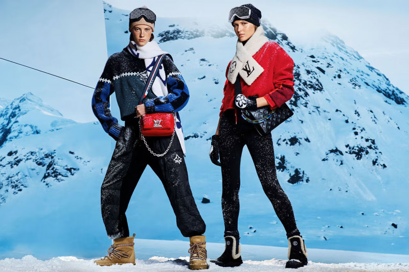 Louis Vuitton LV Ski Collection Winter 2023-2024  advertisement for Winter 2023