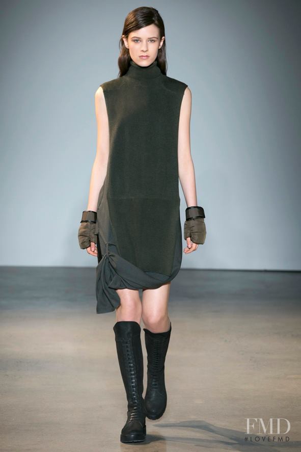 Kayley Chabot featured in  the MM6 Maison Martin Margiela fashion show for Autumn/Winter 2014