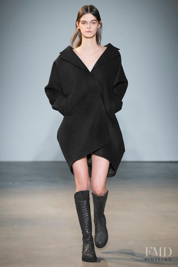 Brogan Loftus featured in  the MM6 Maison Martin Margiela fashion show for Autumn/Winter 2014