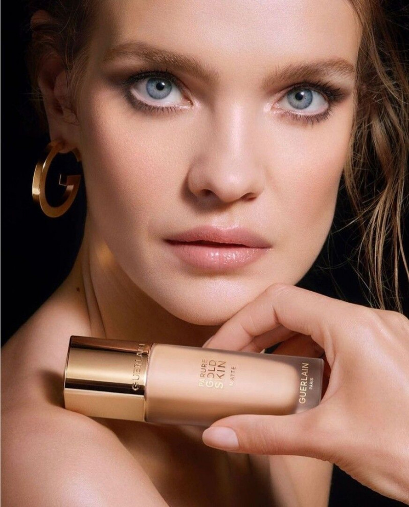 Natalia Vodianova featured in  the Guerlain advertisement for Autumn/Winter 2022