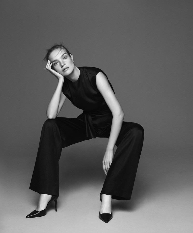 Natalia Vodianova featured in  the Zara advertisement for Autumn/Winter 2022