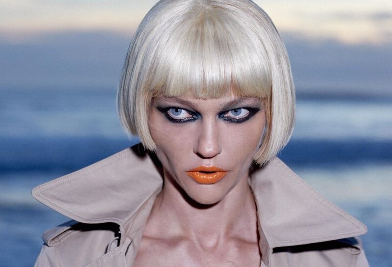 Sasha Pivovarova featured in  the Zara Make-Up advertisement for Spring/Summer 2023