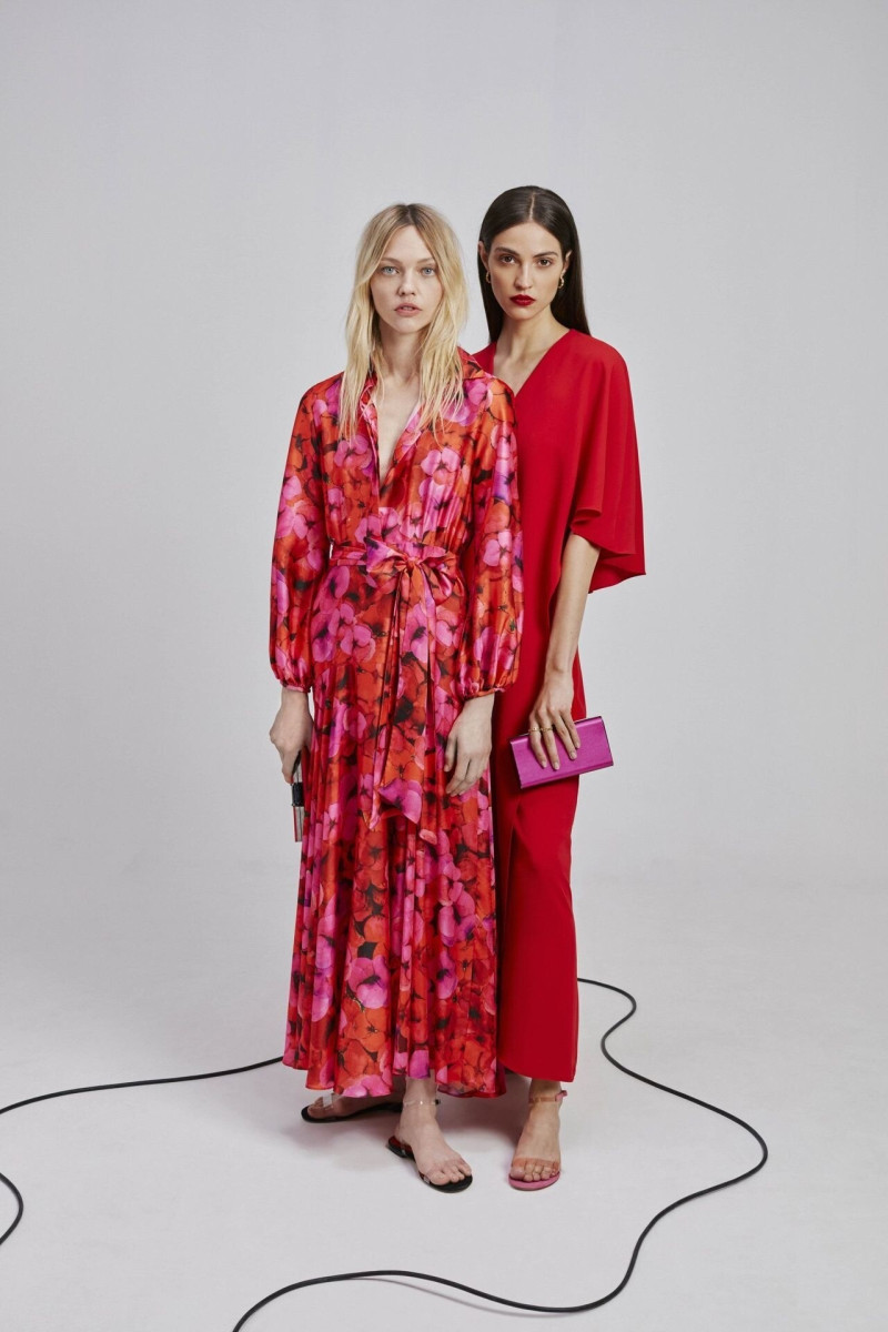 Sasha Pivovarova featured in  the CH Carolina Herrera lookbook for Resort 2023