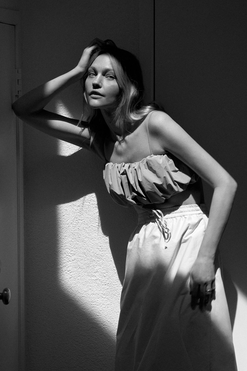 Sasha Pivovarova featured in  the Zara advertisement for Summer 2020