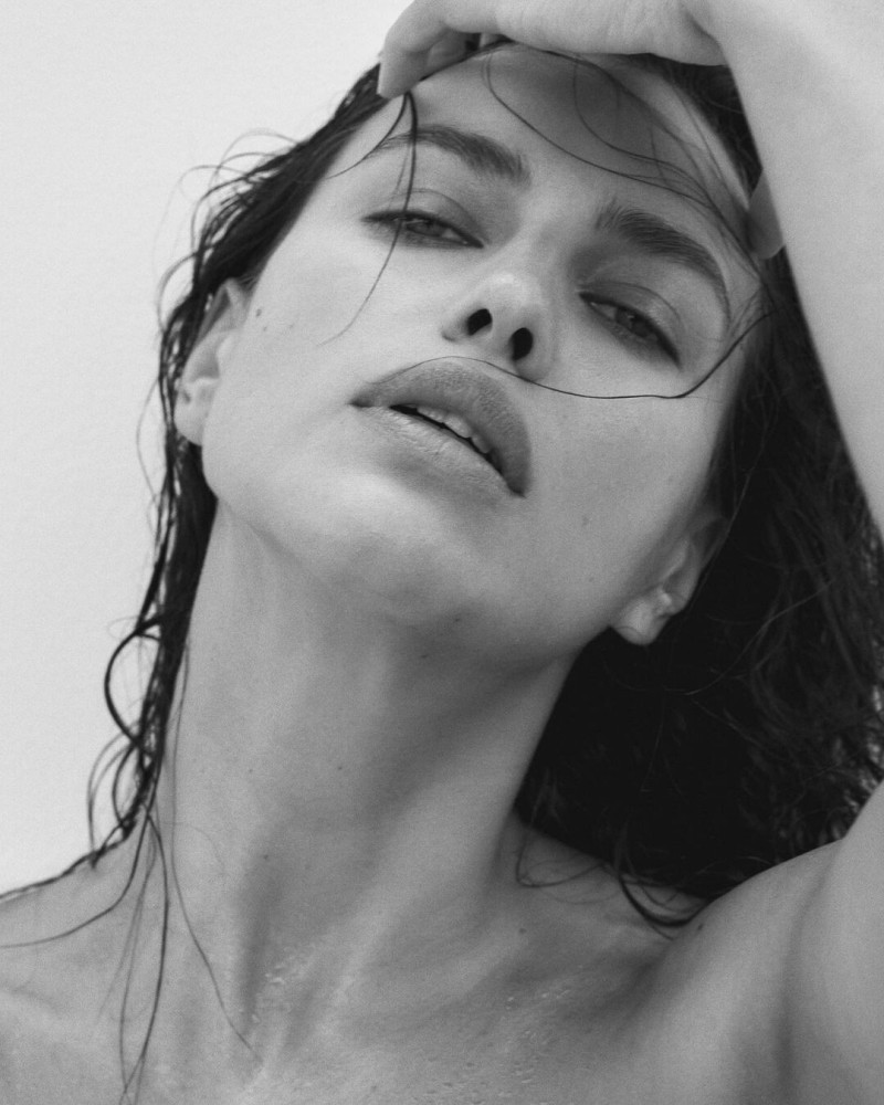 Irina Shayk featured in  the Anine Bing advertisement for Autumn/Winter 2022