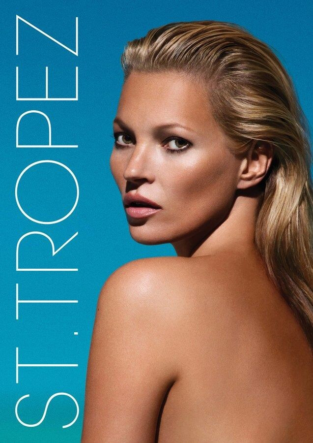 Kate Moss featured in  the St. Tropez advertisement for Spring/Summer 2013