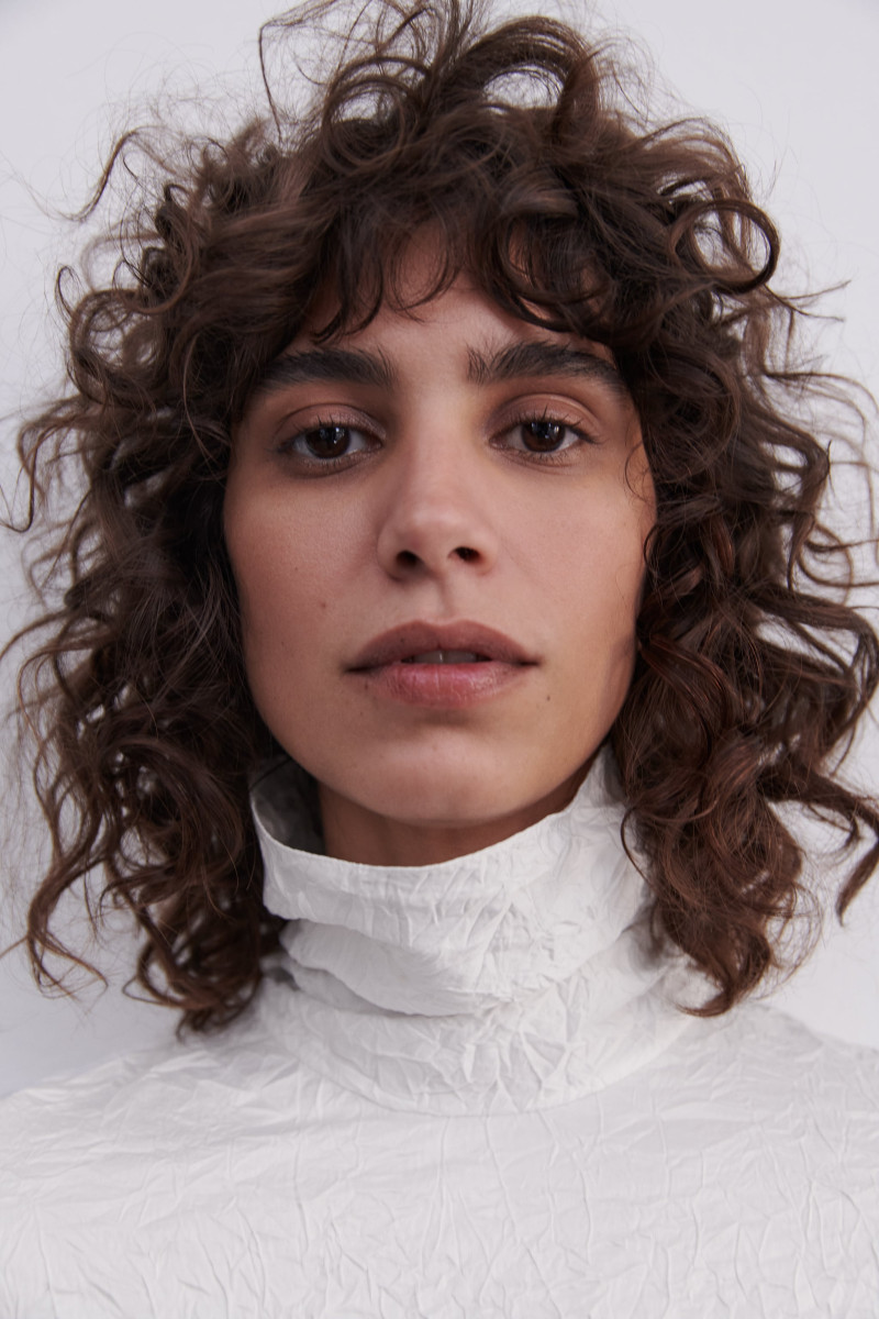 Mica Arganaraz featured in  the Zara catalogue for Autumn/Winter 2023