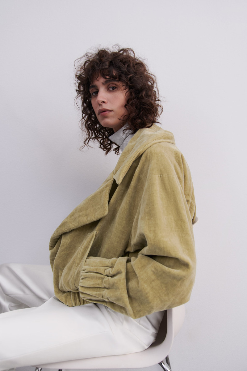 Mica Arganaraz featured in  the Zara catalogue for Autumn/Winter 2023