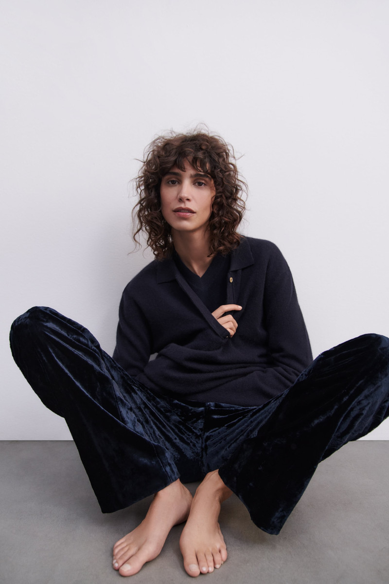 Mica Arganaraz featured in  the Zara catalogue for Autumn/Winter 2023