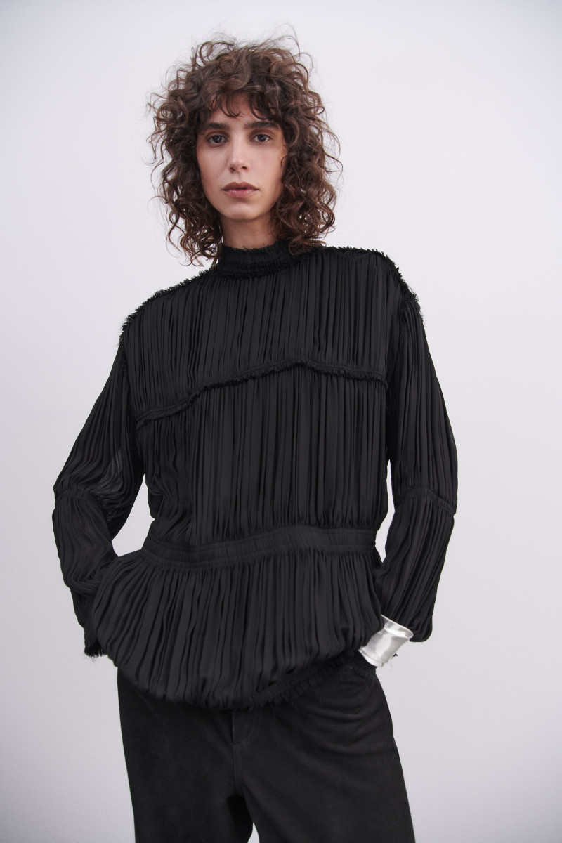 Mica Arganaraz featured in  the Zara catalogue for Autumn/Winter 2023