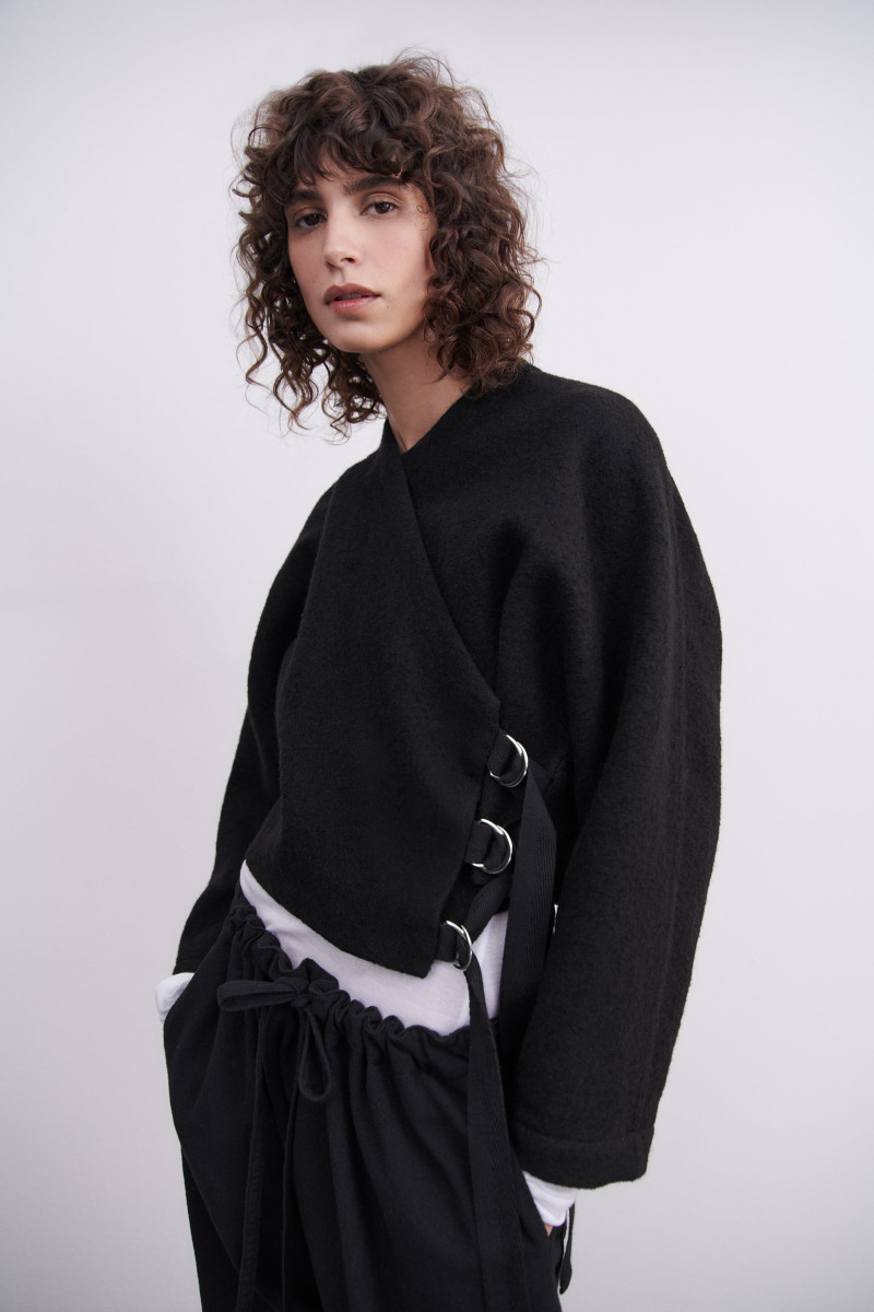 Mica Arganaraz featured in  the Zara catalogue for Autumn/Winter 2023