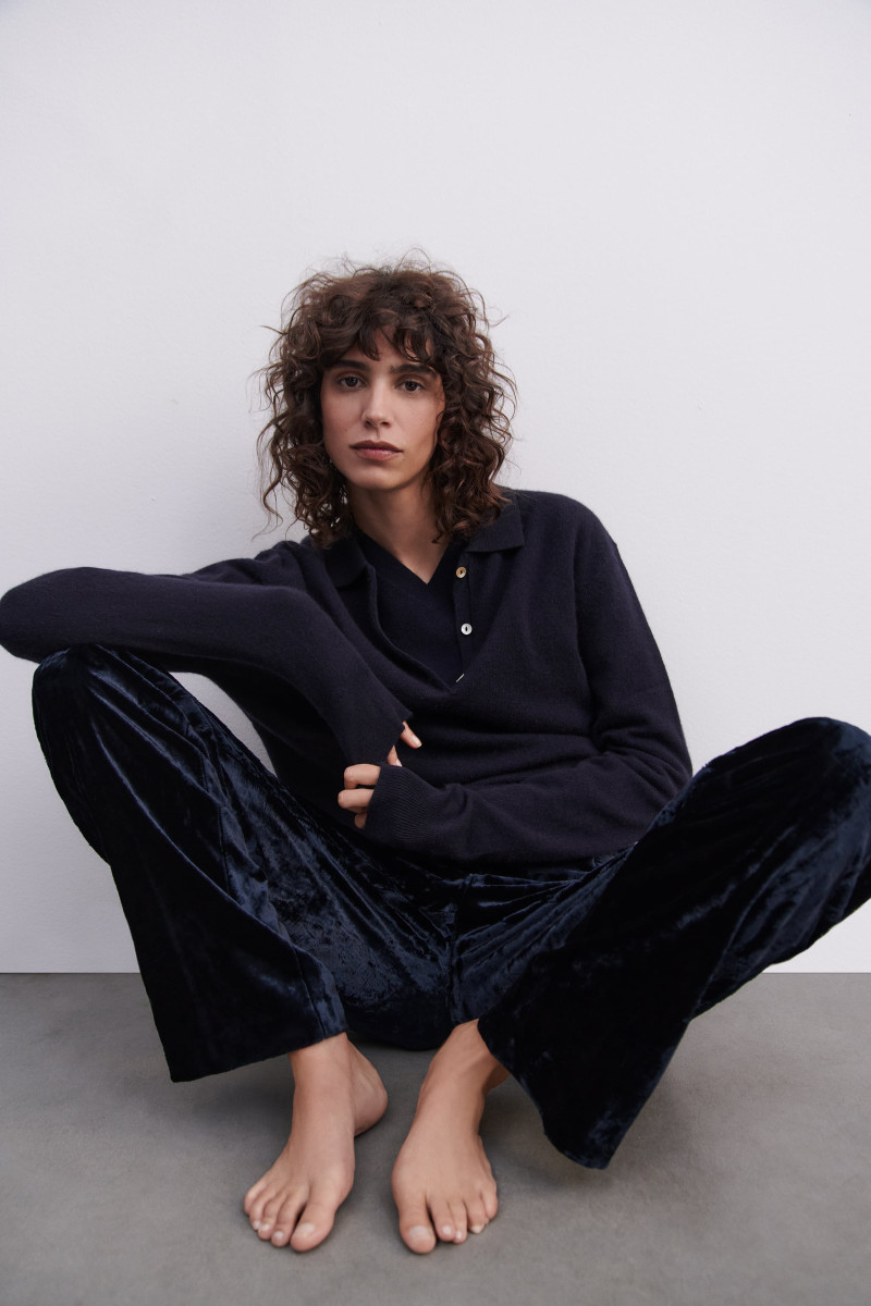 Mica Arganaraz featured in  the Zara catalogue for Autumn/Winter 2023