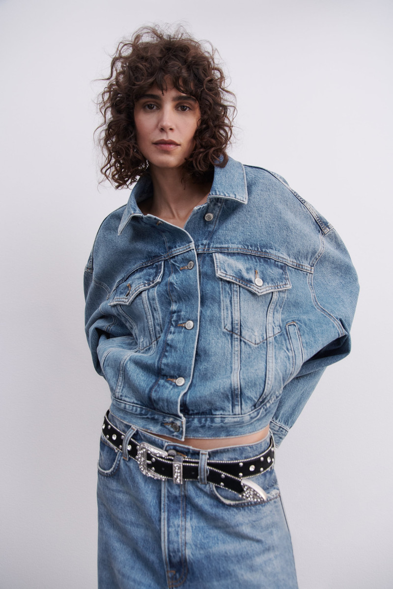 Mica Arganaraz featured in  the Zara catalogue for Autumn/Winter 2023