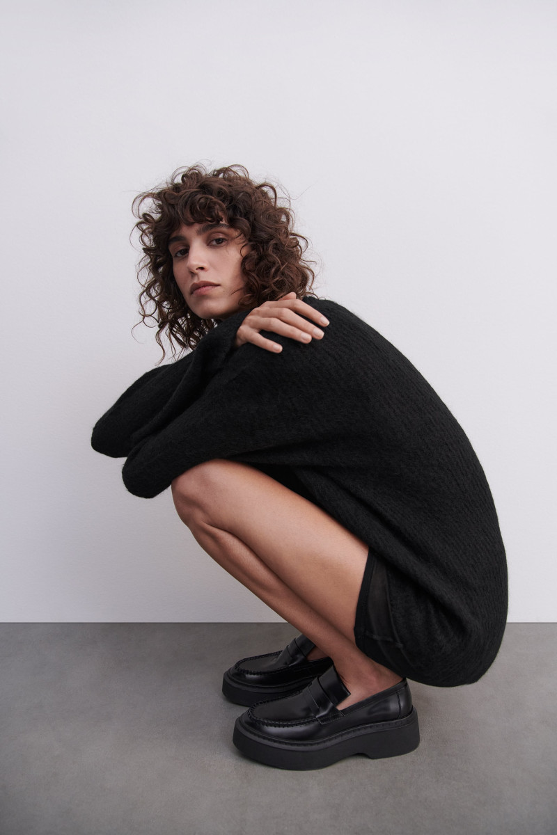 Mica Arganaraz featured in  the Zara catalogue for Autumn/Winter 2023