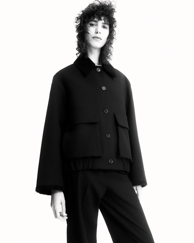 Mica Arganaraz featured in  the Zara catalogue for Autumn/Winter 2023