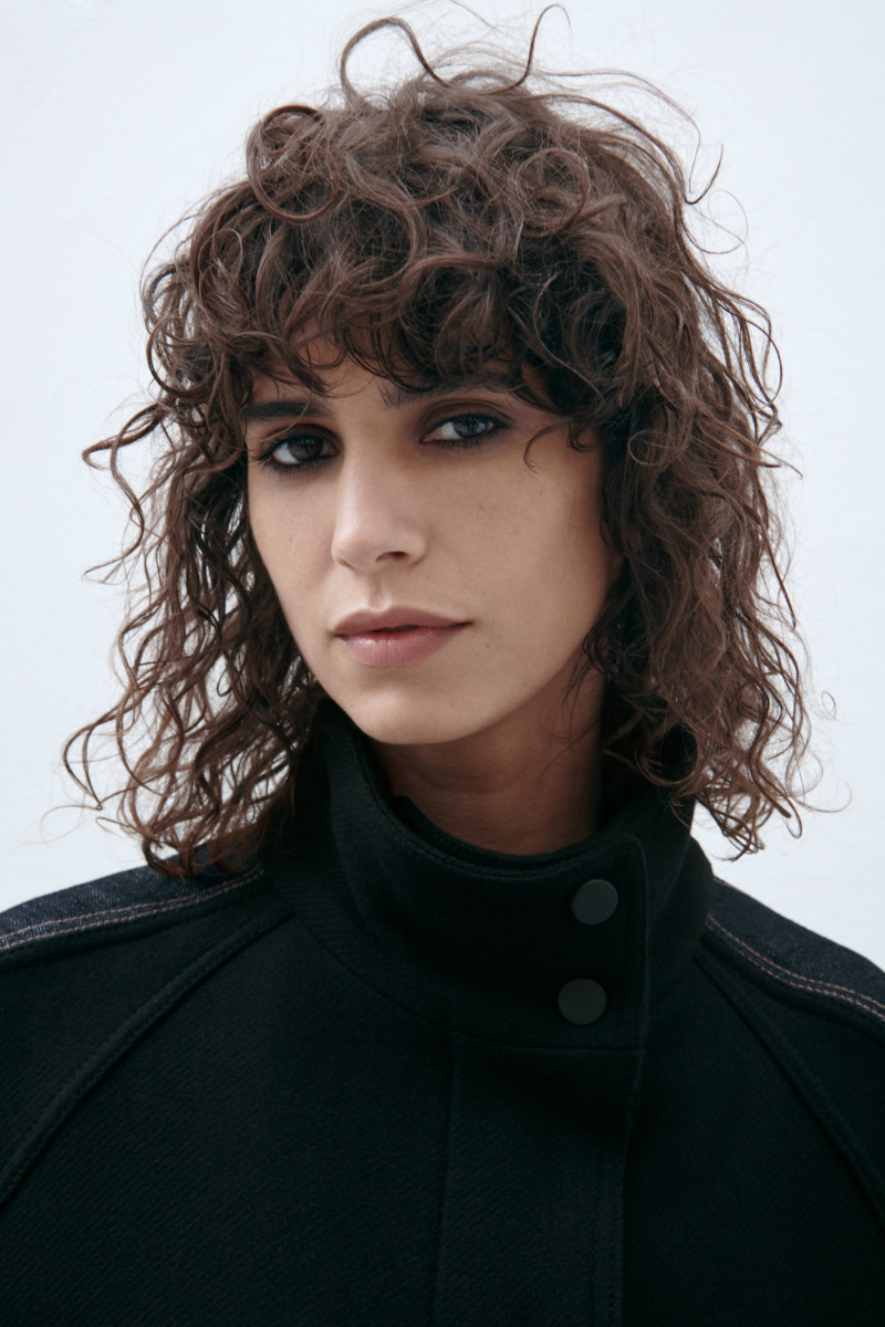 Mica Arganaraz featured in  the Zara catalogue for Autumn/Winter 2023