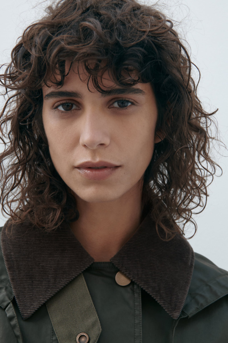 Mica Arganaraz featured in  the Zara catalogue for Autumn/Winter 2023