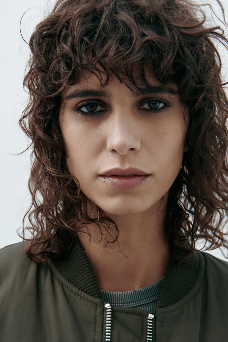 Mica Arganaraz featured in  the Zara catalogue for Autumn/Winter 2023