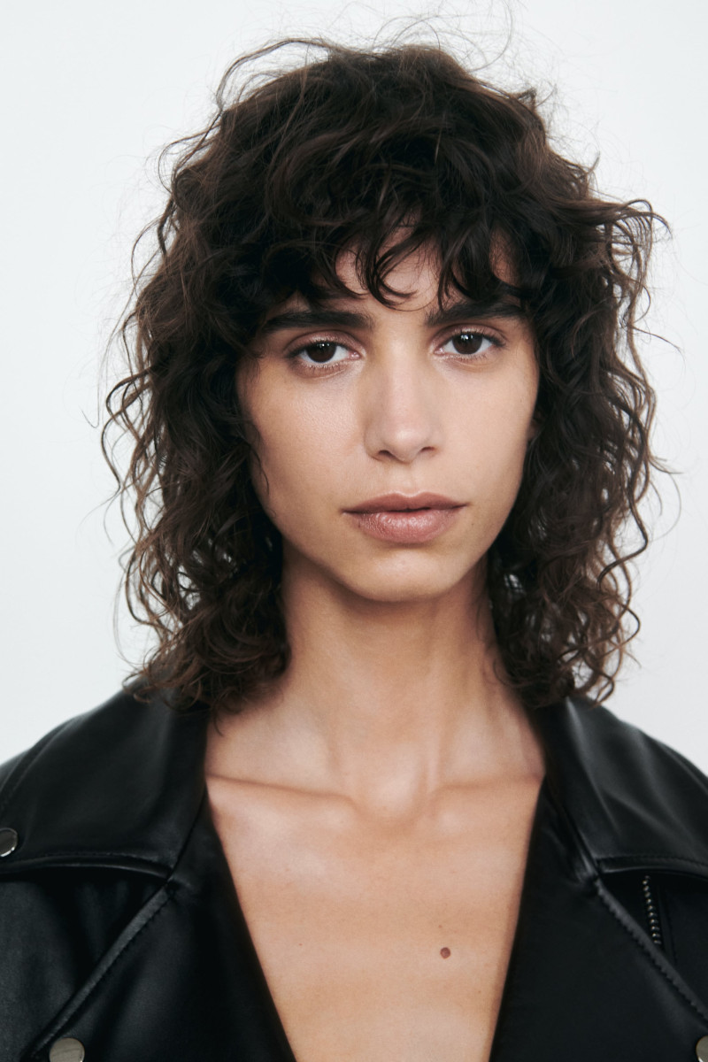 Mica Arganaraz featured in  the Zara catalogue for Autumn/Winter 2023