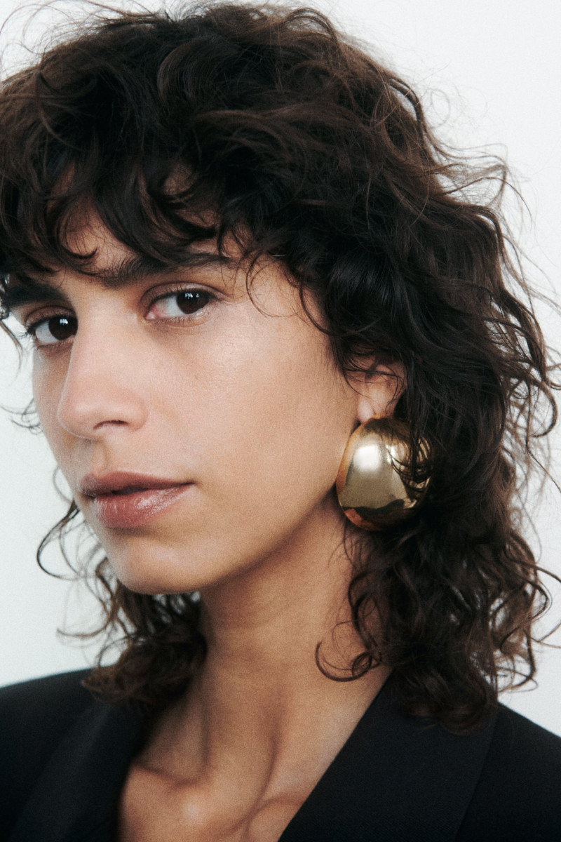 Mica Arganaraz featured in  the Zara catalogue for Autumn/Winter 2023