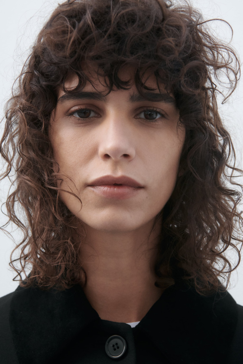 Mica Arganaraz featured in  the Zara catalogue for Autumn/Winter 2023