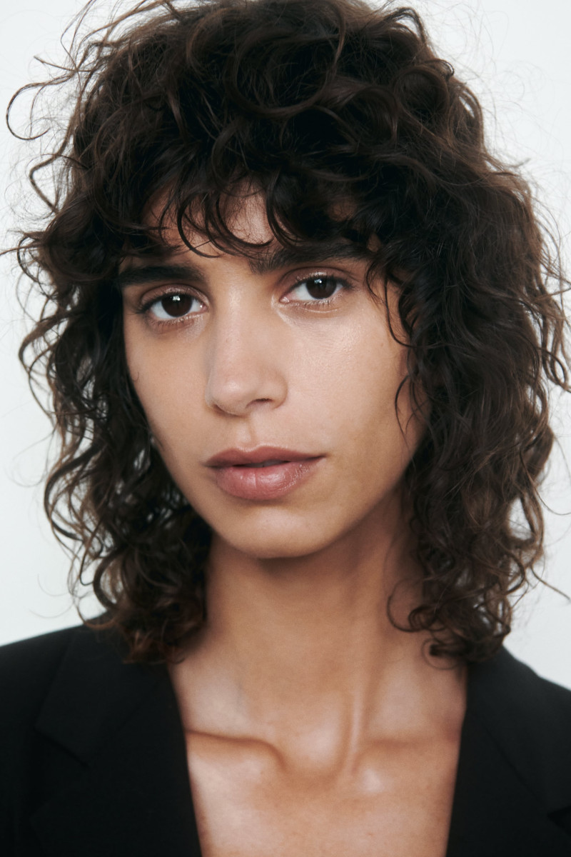 Mica Arganaraz featured in  the Zara catalogue for Autumn/Winter 2023