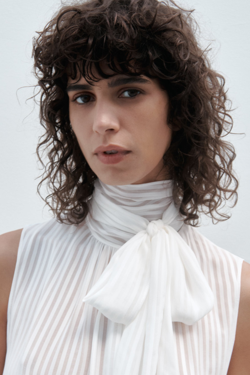 Mica Arganaraz featured in  the Zara catalogue for Autumn/Winter 2023