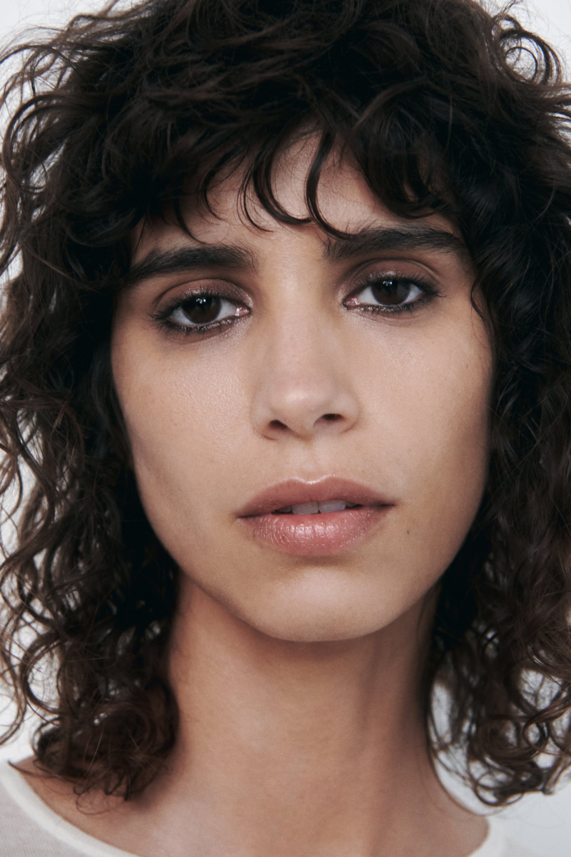 Mica Arganaraz featured in  the Zara catalogue for Autumn/Winter 2023